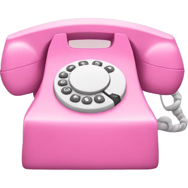 Phone pink emoji