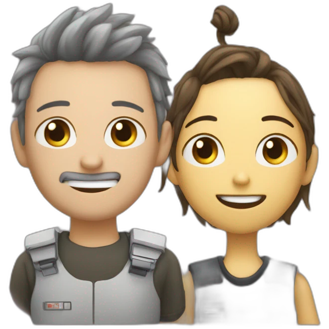Inoxtag and michou emoji