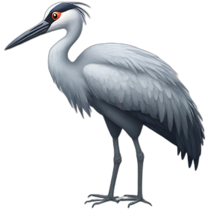 Crane bird emoji