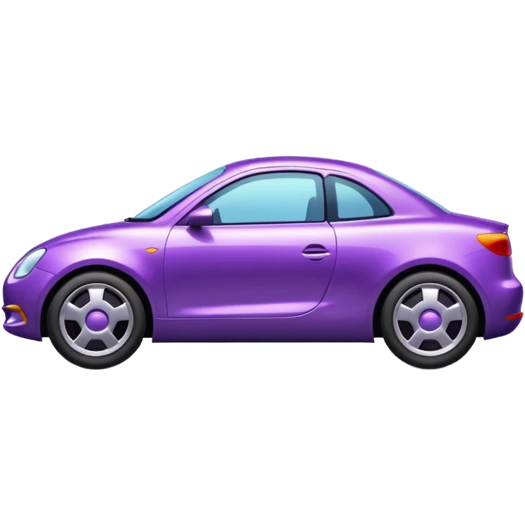 Purple car emoji