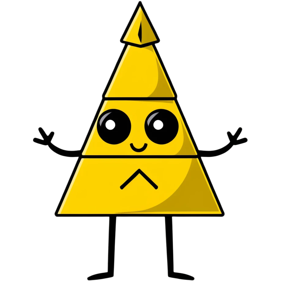 Bill Cipher with one eye and tiny arms from Gravity Falls emoji