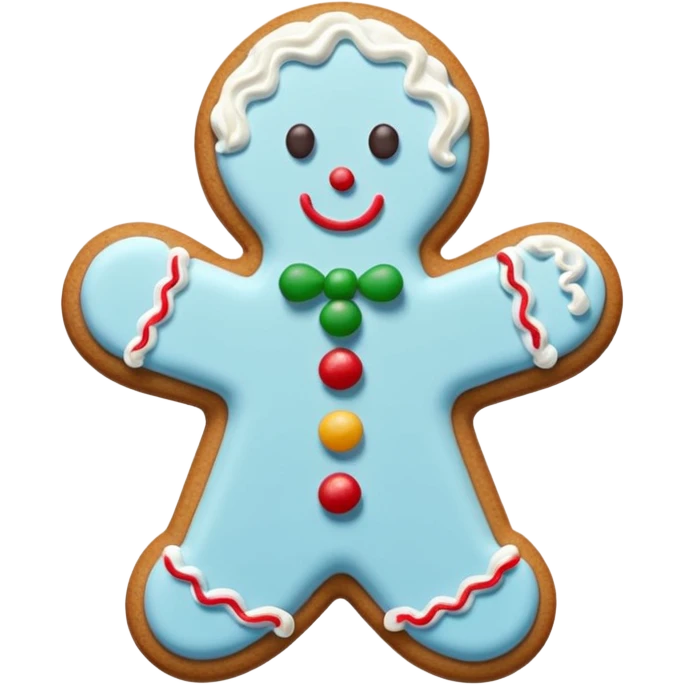 Christmas cookie emoji