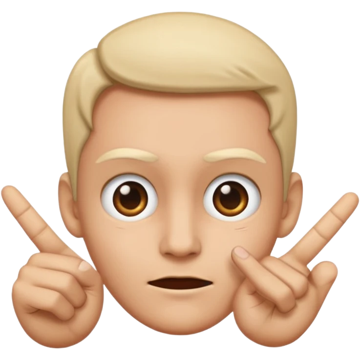 Face giving a side eye while flipping off emoji