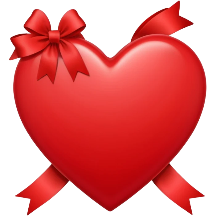 red greeting card emoji