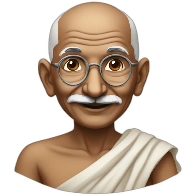 Mahatma gandhi emoji