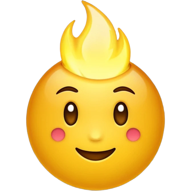 brilho amarelo emoji