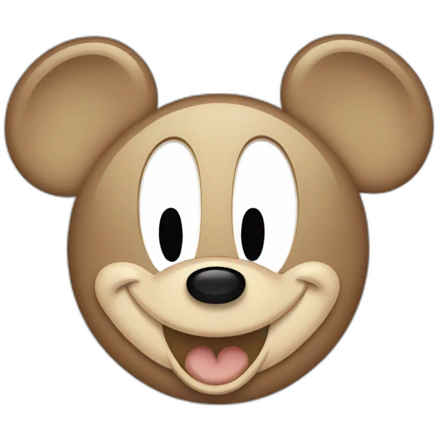 Mickey mouse emoji