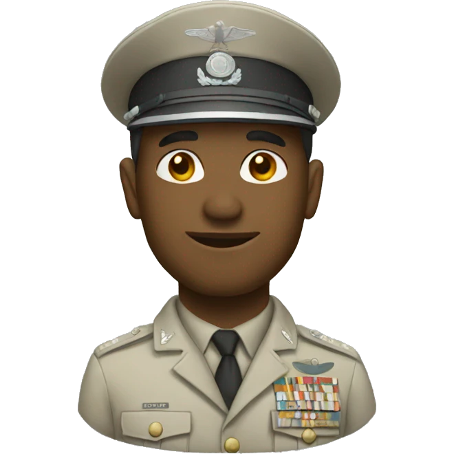 White army man emoji