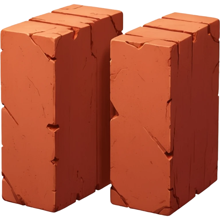 only two Bricks like one in left one in left one in right both close emoji