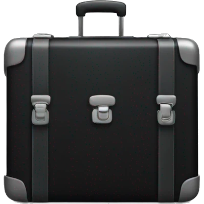 Black suitcase emoji