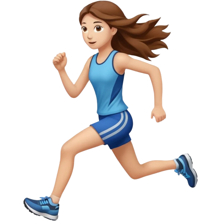 girl running emoji