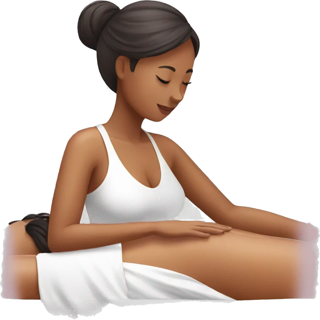 Women doing massage emoji