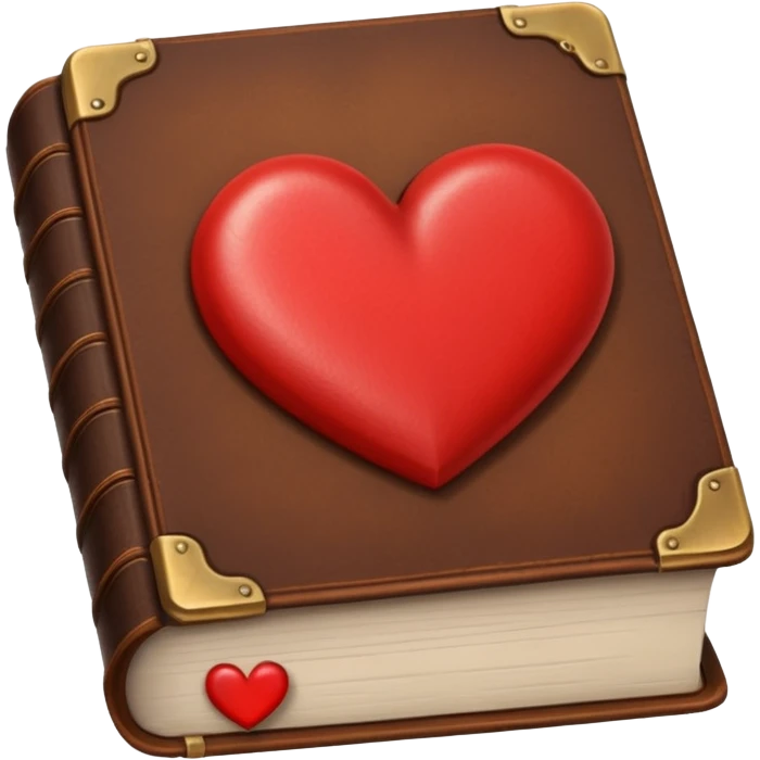 book with a heart emoji