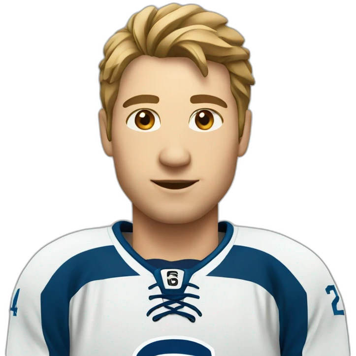 hockey player check emoji