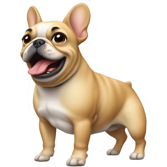 farting frenchie emoji