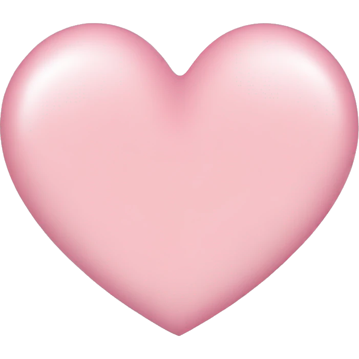 light pink heart emoji