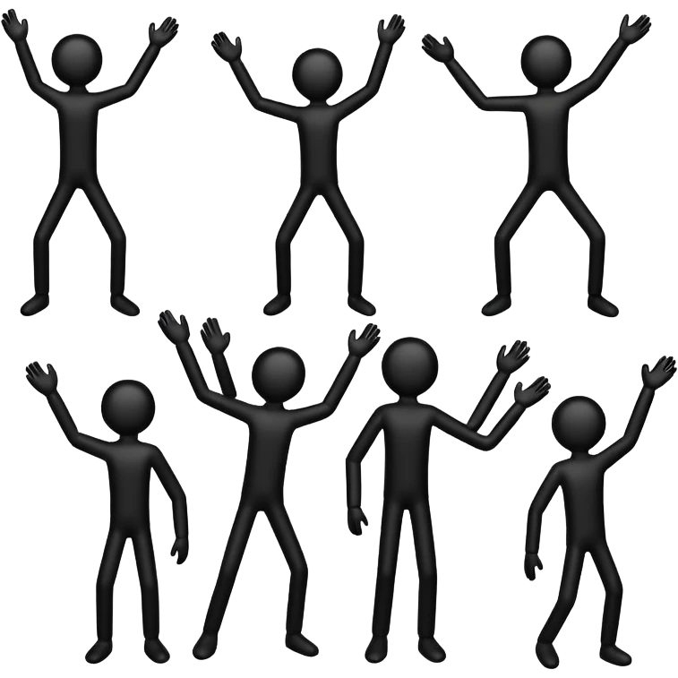 Stickman figures emoji