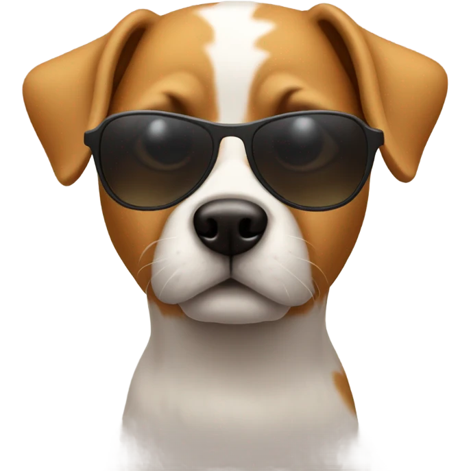 Dog with sunglasses  emoji