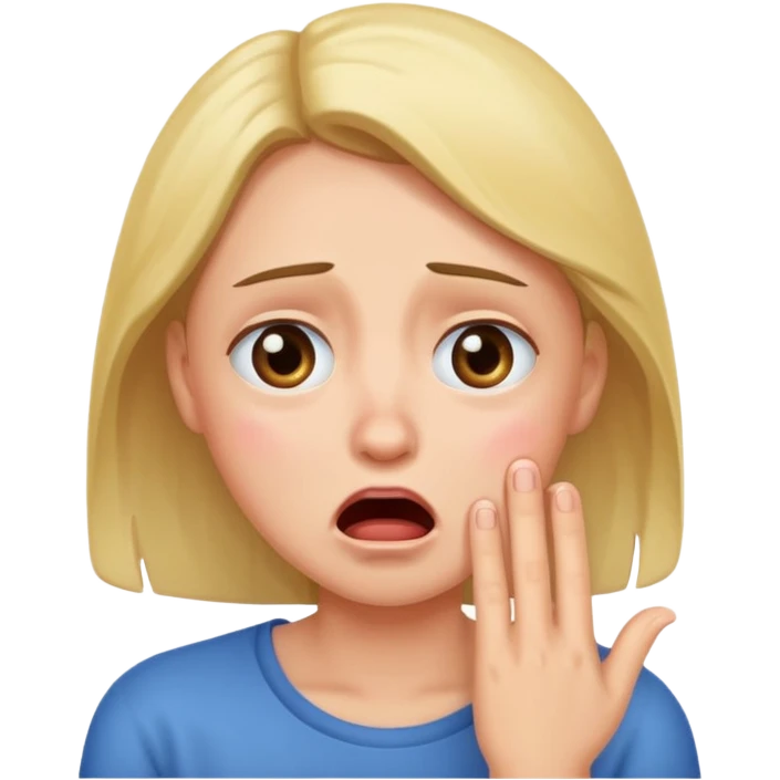 مستغرب ويبكي  emoji