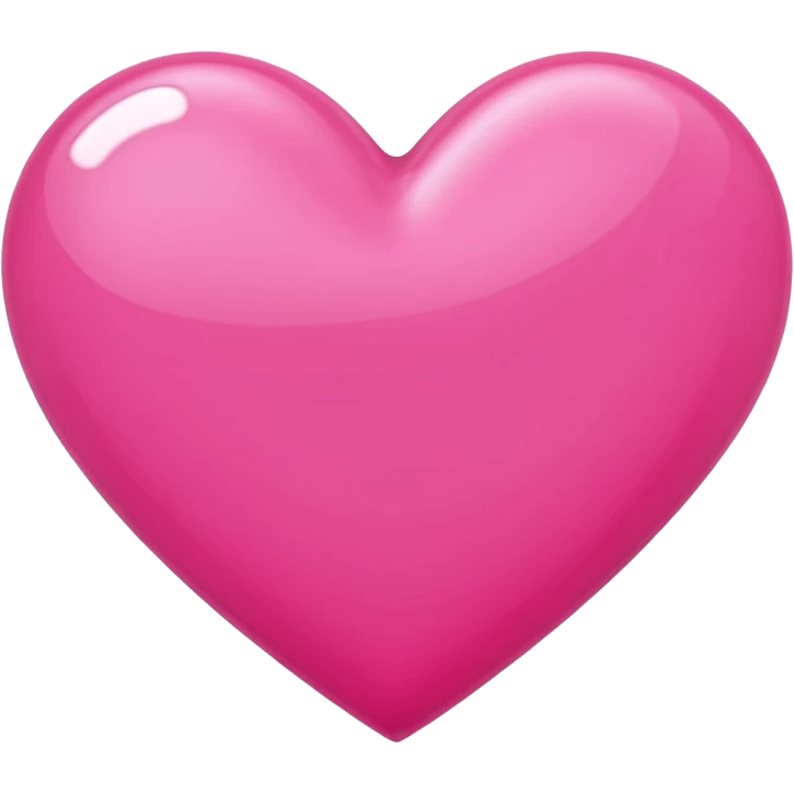 Pink heart letter emoji