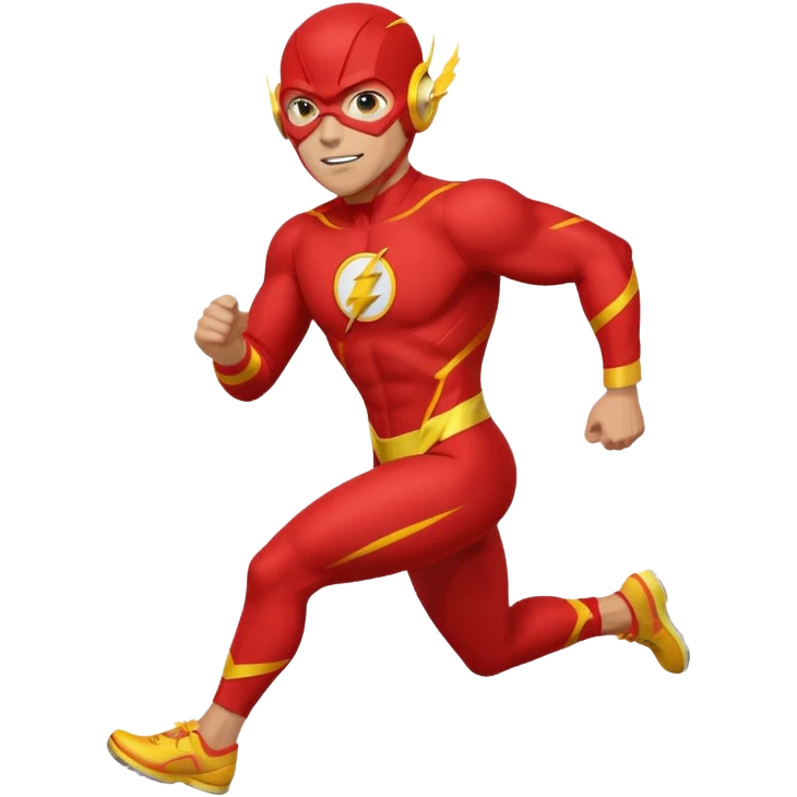Flash man running  emoji