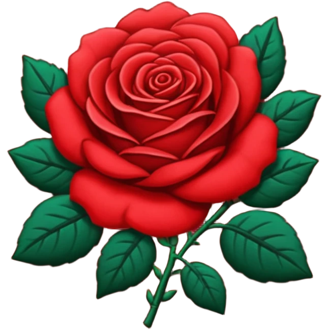 brasão com rosas condessa vermelha emoji