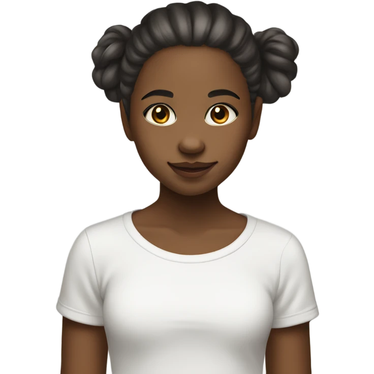 cute girl has paint on her but paint is white too emoji