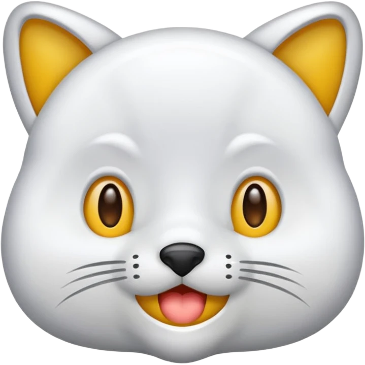 Строителньная каска белого цвета  emoji