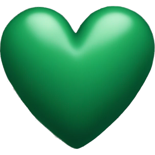 forest green heart emoji