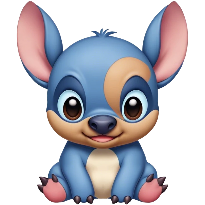 Stitch with moo moo emoji