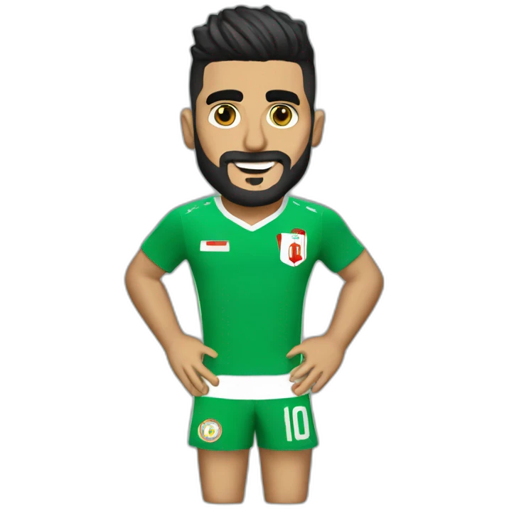 maillot Algérie Mahrez  emoji