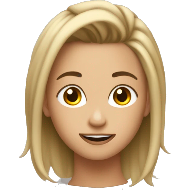 Gimnasta con el pelo cort emoji