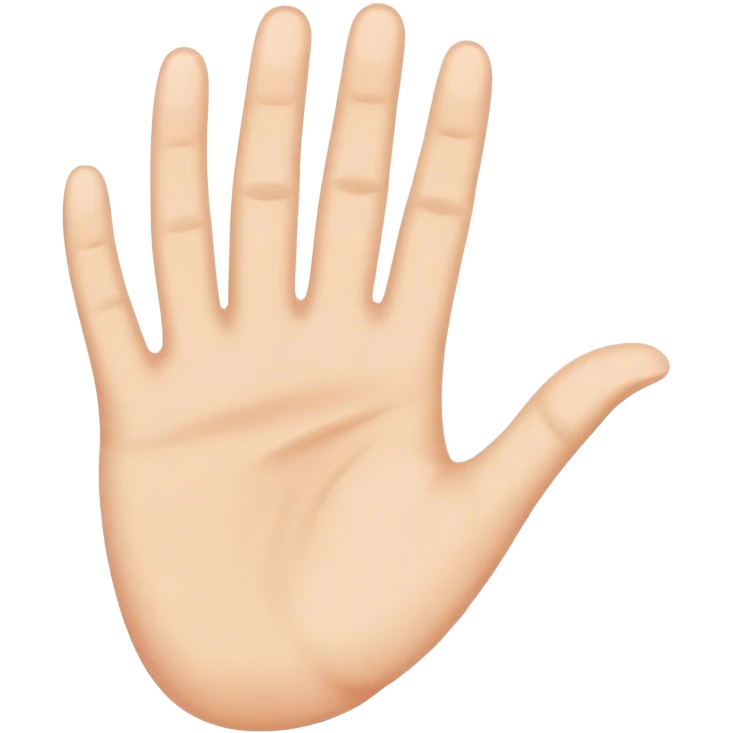 hand wave emoji