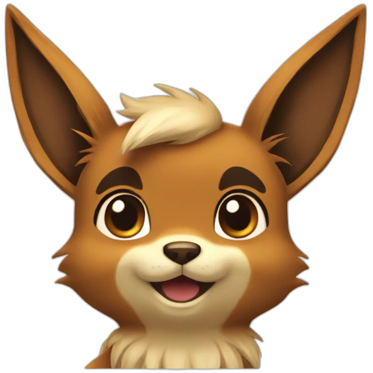 Eevee face emoji