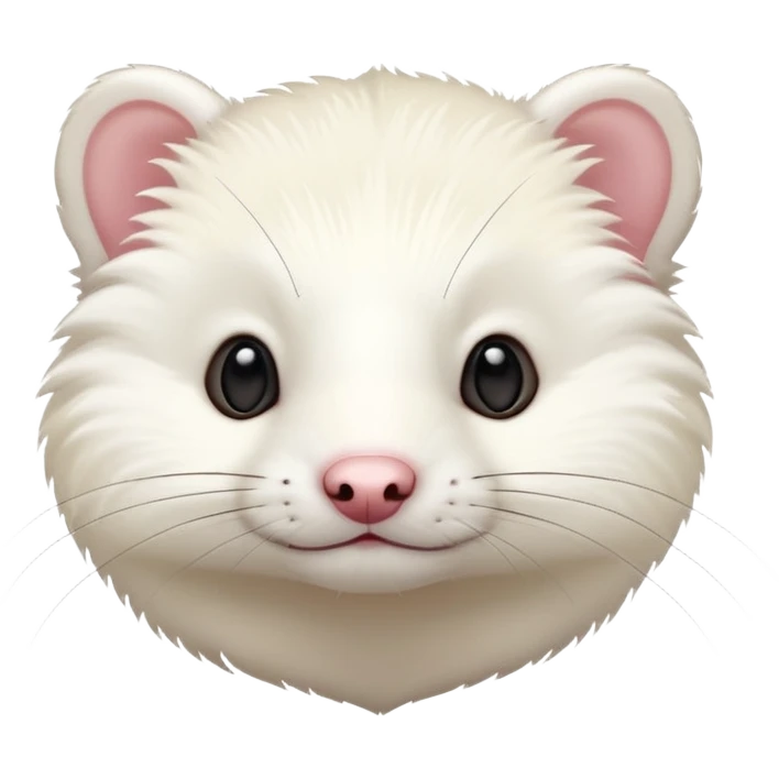 Ferret white emoji