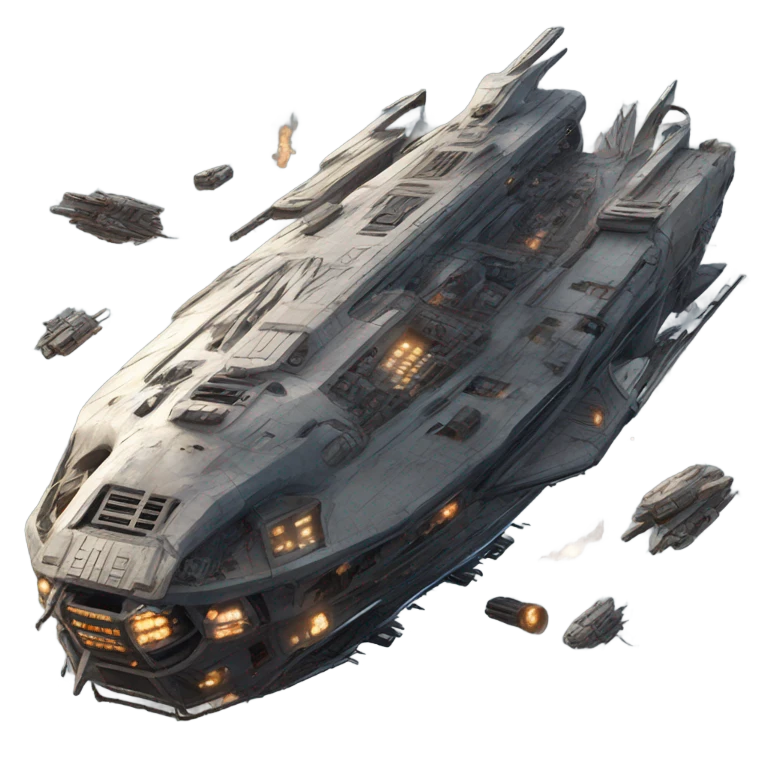 broken space ship emoji