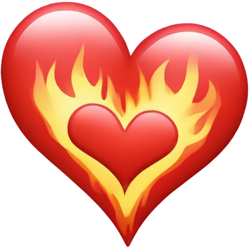❤️‍🔥😍 emoji