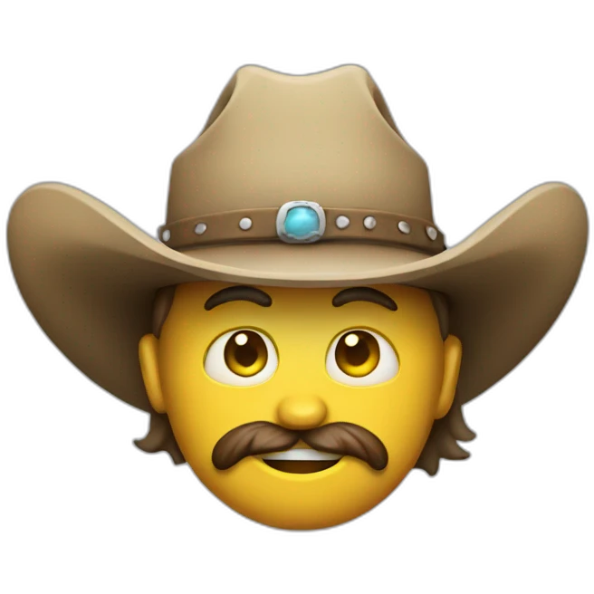 cowboy ghost emoji
