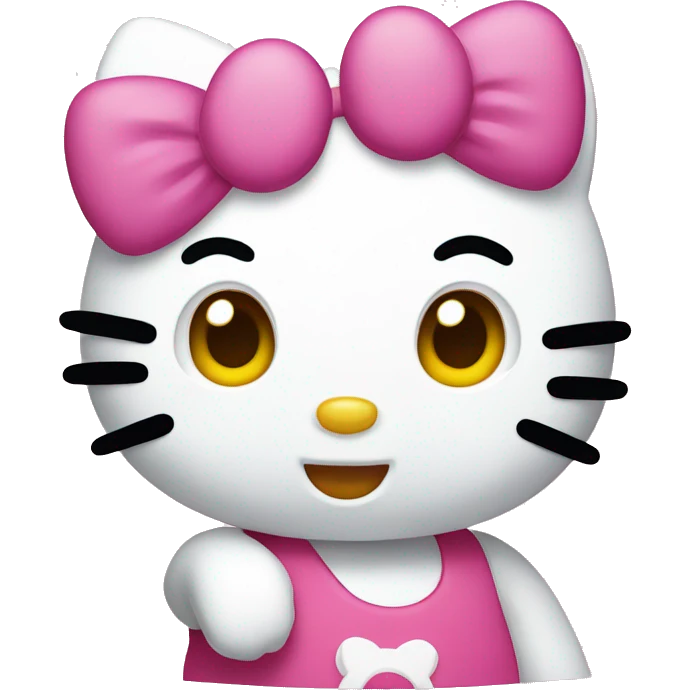 Hello kitty emoji