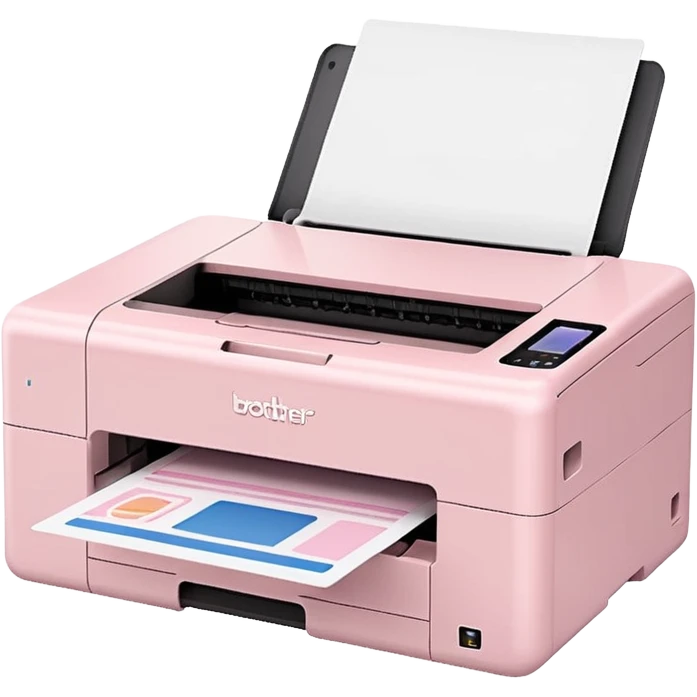Light Pale Pink  Brother Scanner and laser Printer emoji