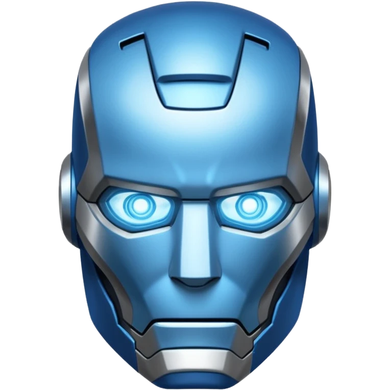 BLUE SUPERHERO IRON MAN  emoji