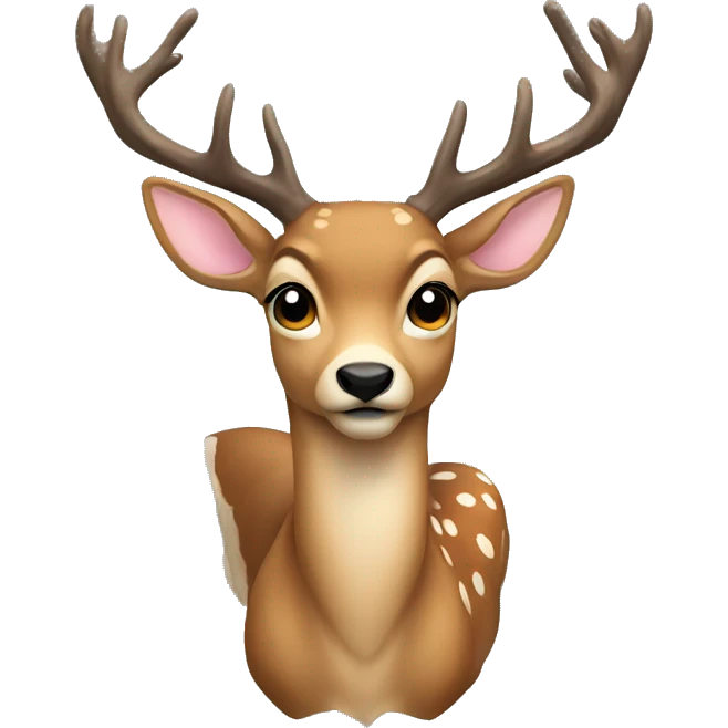 Deer with schleife  emoji