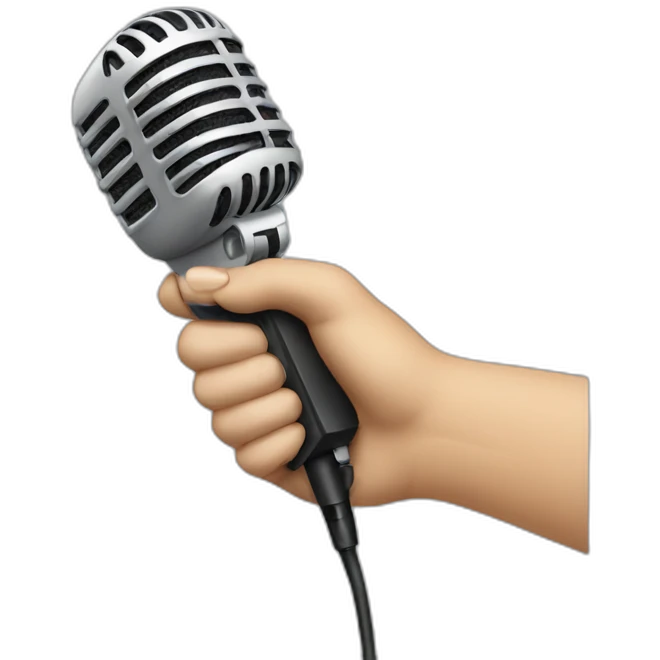 hand dropping microphone emoji