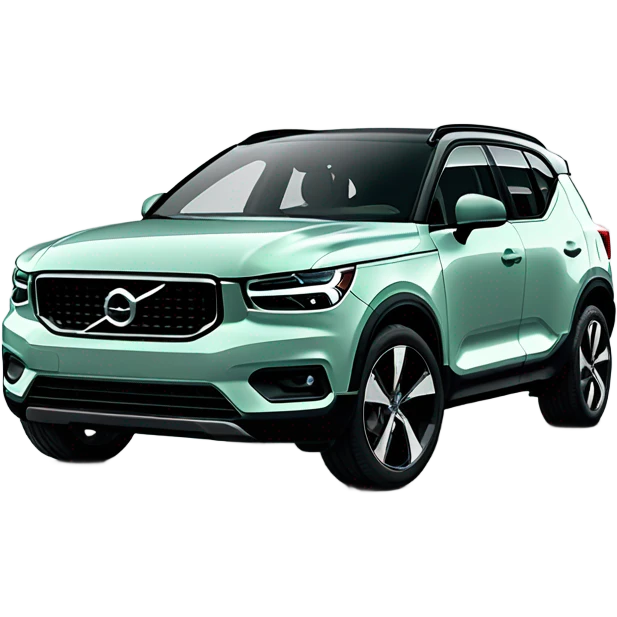 Sagegreen Volvo XC40 emoji