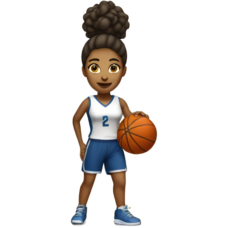 latina playing basketball  emoji
