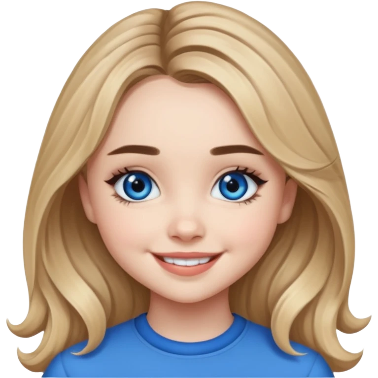 Sabrina Carpenter with blue eyes emoji