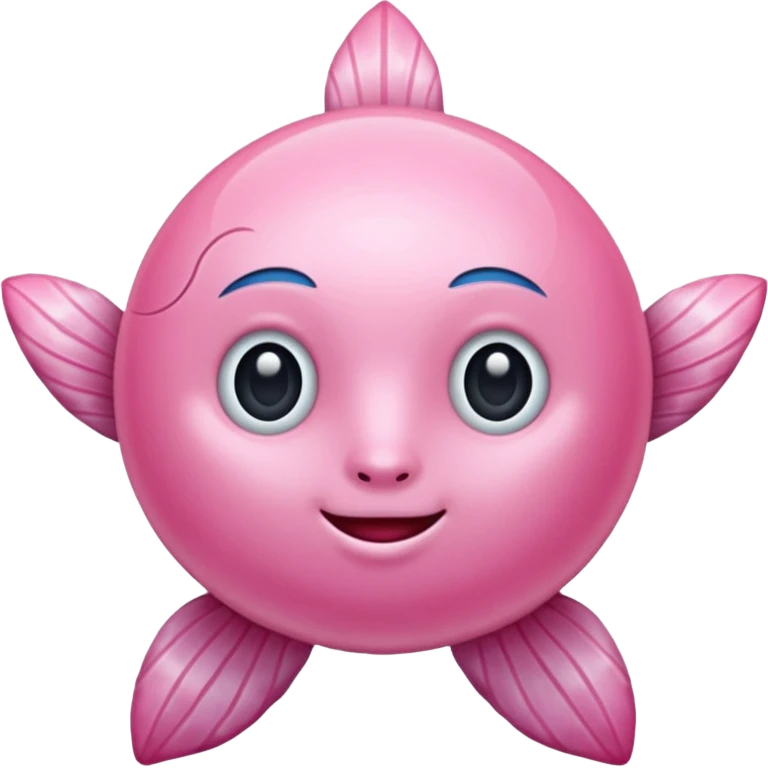 Un émoji étoile de mer rose emoji