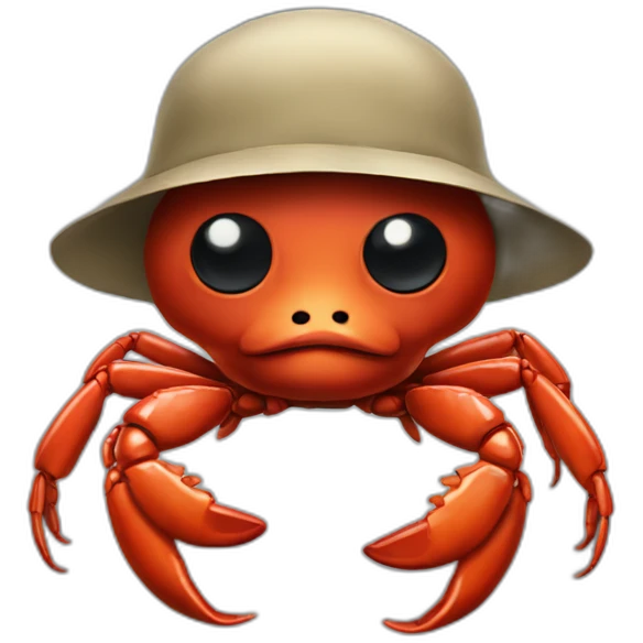 crabe poilu emoji