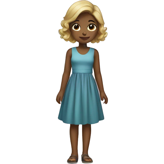girl wearing a dress emoji
