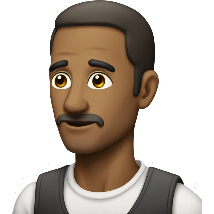 Dacshud manchas cafés claro y blanco emoji